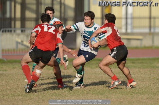 2014-11-02 CUS PoliMi Rugby-ASRugby Milano 1551